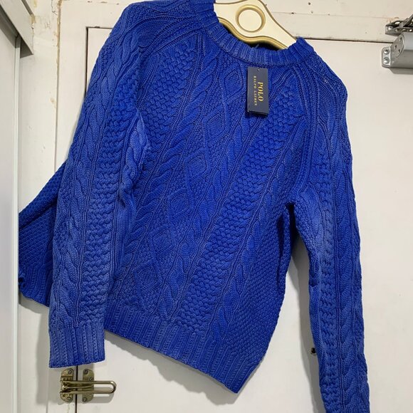 NEW POLO RALPH LAUREN CHUNKY KNITTED SWEATERS  SIZE XXL - Picture 7 of 15